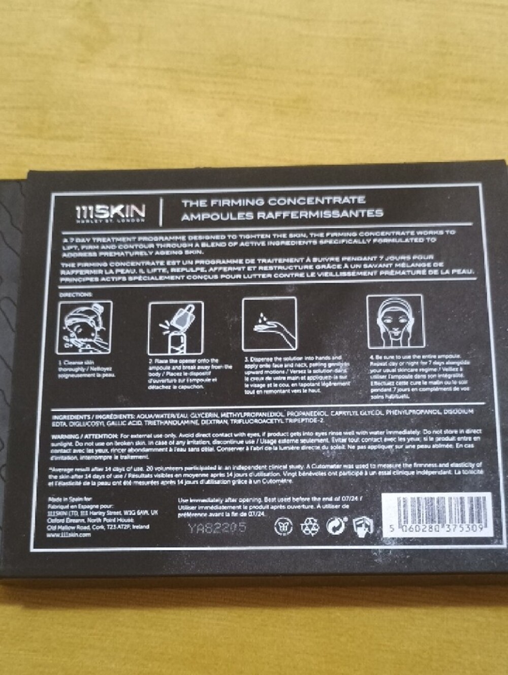 111SKIN The Firming Concentrate Ampoules — Black - Picture 5 of 6